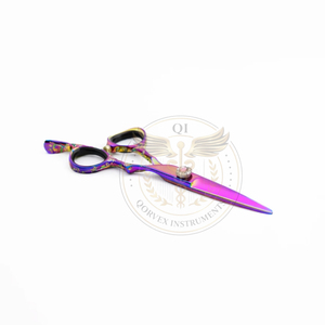 ชุดกรรไกรตัดผมมืออาชีพสีรุ้ง ผลิตจากเหล็กกล้าไร้สนิมคุณภาพสูง สำหรับตัดและซอยผม - Product Image 6