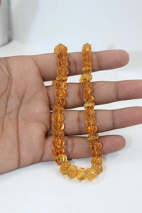 Cuentas Redondas de Citrino Natural de Alta Calidad AAA, 7-10 mm, Talladas a Mano, Forma de Limón, para la Fabricación de Joyas - Product Image 6