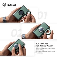 Dompet Kartu TILONSTAR TVC905AT Model Terbaru dengan Kantong Uang Koin, Hadiah Custom Anti Maling, Tempat Kartu RFID Aluminium