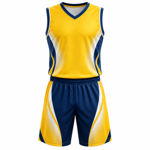 Ropa Deportiva al por Mayor, Uniforme de Baloncesto para Hombre, Conjunto de Camiseta y Pantalones para Equipo, Nuevo Diseño, Uniformes de Baloncesto con Servicio OEM - Product Image 4