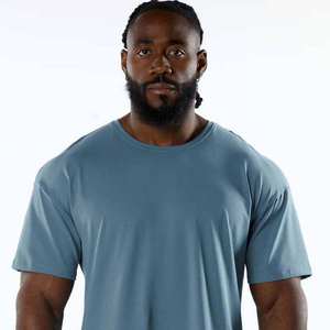 High Quality Heavyweight Oversized T-shirts Custom <b>Dropped</b> Shoulder 240 Grams Blank Eco-Friendly <b>Acid</b> Washed Vintage T-shirts - Product Image 5