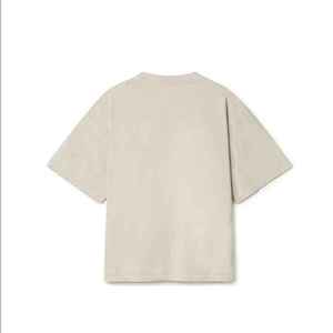 T-shirt décontracté 100 % coton pour homme, manches courtes, design uni, finition délavée, coupe estivale, personnalisable - Product Image 5