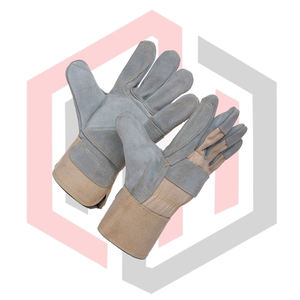 Gants de travail en cuir, paume en cuir, antistatiques, sans silicone, flexibles, respirants, durables, confortables, pour la lutte contre les incendies, stériles - Product Image 2