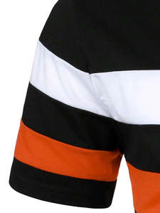 เสื้อโปโลชาย คอปก ปี 2024 สองสี ผ้าฝ้าย ดีไซน์ทันสมัย เสื้อยืดลายทาง เสื้อโปโลชาย - Product Image 4