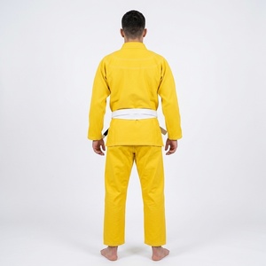 Uniforme de Jiu Jitsu Brasileño de Alta Calidad y Resistencia, Tejido Dorado, Transpirable, para Competencia, Kimono BJJ - Product Image 6