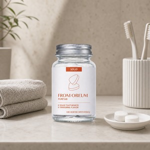 [DE OREUM] Surtido de Cuidado Bucal para Tiendas Especializadas, Pasta Dental Sólida con Sabor a Mandarina de Jeju para Compradores - Product Image 4