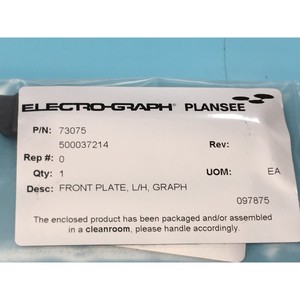 Placa frontal Electro-Graph 73075, izquierda, Graph - Equipos y piezas de semiconductores de confianza de la marca global Trusted Global Legacy - Product Image 3