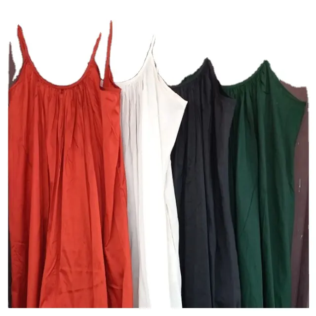 2023 Hot Sale Frauen Sommer Casual Ärmelloses einfarbiges Maxi Standard Kurzes langes mehrfarbiges Kleid Free Size Damen kleid OEM