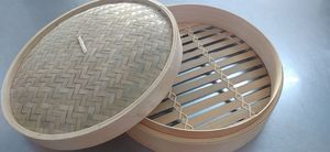 VENTE FLASH Lotus Bleu 2025 Cuiseur vapeur en bambou Méthode de cuisson saine traditionnelle - Product Image 4