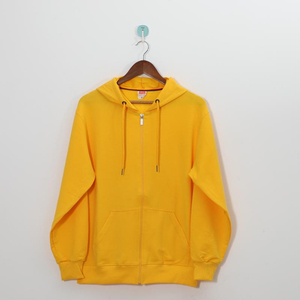 Sudadera con capucha y cremallera para hombre, 100% algodón, forro polar grueso, corte regular, estampado personalizado, chaqueta deportiva de invierno - Product Image 2