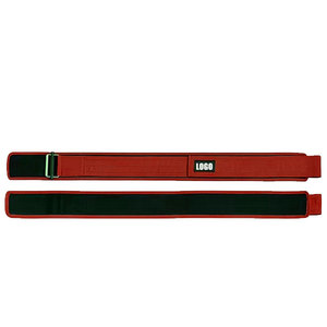 Cinturón de Levantamiento de Pesas Ajustable Naranja con Hebilla Metálica, Soporte Lumbar para Entrenamiento de Fuerza, Gimnasio, Powerlifting, Unisex, Resistente - Product Image 4