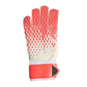 Gants de gardien de but de football pour perfectionnistes, en cuir, à doigts entiers, à lacets, antidérapants, respirants, avec protection du pouce et poignet réglable - Product Image 4