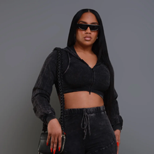 Ensemble haut court à capuche en tricot noir pour femme et pantalon de jogging taille haute, manches longues, style décontracté, couleur unie, respirant, toutes saisons - Product Image 6