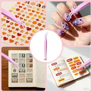 Pinces à cils en acier inoxydable de qualité supérieure, pointues, ultra-précises, anti-magnétiques - Product Image 3