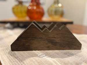 Moderno Porta Servilletas de Madera Hecho a Mano, Organizador de Pañuelos para Mesa de Comedor, Encimera de Cocina, Cafetería, Restaurante y Oficina - Product Image 2