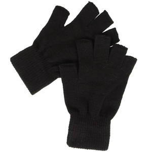Guantes de Seguridad Transpirables de Mezcla de Algodón y Poliéster con Dedos Descubiertos, Puño Elástico de Punto 10G para Tareas de Embalaje, Montaje y Reparación - Product Image 2