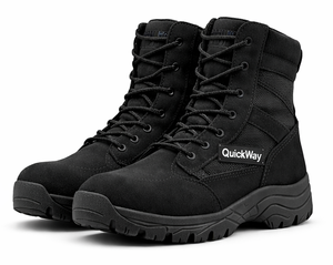 Venta al por Mayor de Botas y Zapatos Tácticos y Ceremoniales Personalizados con Diseño a Medida, Transpirables e Impermeables de Cuero en Pakistán - Product Image 1