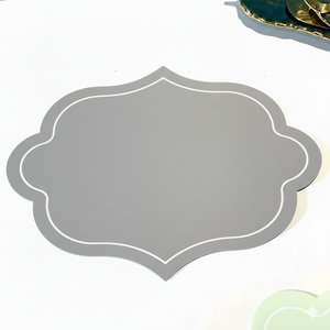 Designer Customized Faux PU Leather Luxury <b>Placemat</b> <b>Wipeable</b> Reusable Handmade Festive Events Homes High Quality Mats Pads - Product Image 3