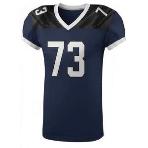 Uniforme de Fútbol Americano Personalizado para Hombre, Transpirable, Anti-UV, 100% Poliéster, Cuello en V - Product Image 5