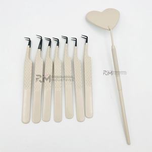 Pince à épiler en acier inoxydable pointue de haute qualité RMI, très vendue, pour extensions de cils - Product Image 3