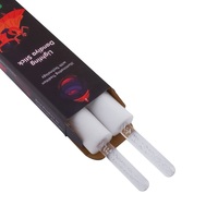 Palos de Dandiya Acrílicos con Luces LED de Diseño, Encendido/Apagado Automático, 7 Colores, Tubo de Burbujas Transparente, Iluminación Brillante Intermitente, Estructura Duradera