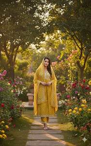 Ensemble de Kurti évasé de qualité supérieure pour femmes, vêtements ethniques traditionnels et festifs au meilleur prix de gros - Product Image 3