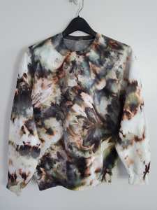 เสื้อฮู้ดดี้ผู้ชายเนื้อผ้านุ่มพิเศษ คุณภาพเยี่ยม ลายมัดย้อม คอกลม ทรงปกติ ผ้าฝ้าย 100% - Product Image 3