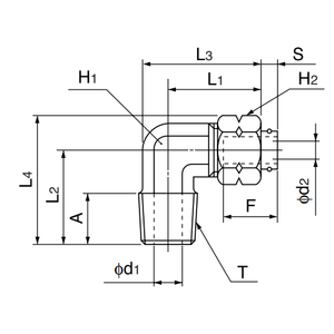 NITTA Quick Seal L1N3/8 Conductos y accesorios de montaje - Product Image 1