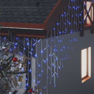 400 LED blu ghiacciolo luci della tenda 393.7 \ "illuminazione decorativa con 8 funzioni - Product Image 4