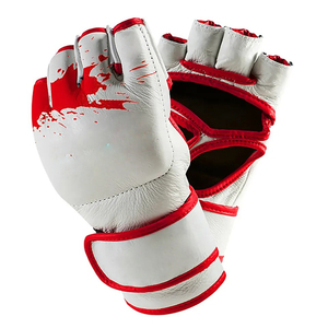 Guantes de Combate MMA Personalizables y Duraderos de Medio Dedo para Boxeo y Grappling con Logotipo Impreso Personalizado - Product Image 4