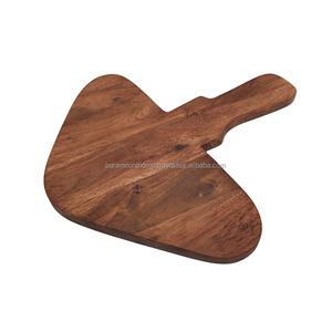 Nouveauté : grande assiette ronde en bois naturel pour service et cuisine, faite à la main et personnalisable - Product Image 3