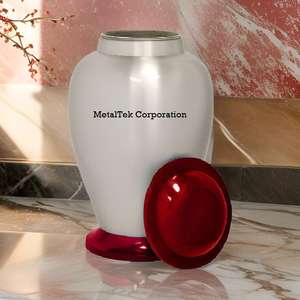 Urna Funeraria de Metal de Alta Calidad para Cenizas Humanas, Gran Capacidad, Decorativa para Entierro y Exhibición en el Hogar - Product Image 6