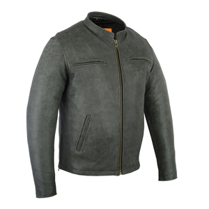Factory Direct Men Leather <b>Jacket</b> Stylish Casual Everyday Outwear Premium Quality <b>Slim</b> <b>Fit</b> Fashion Leather <b>Jacket</b> - Product Image 3