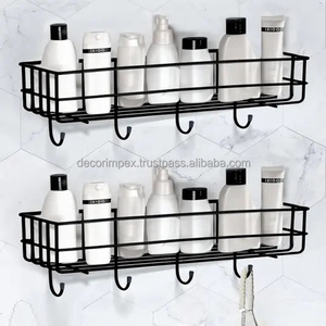 High on Demand Premium Black Finished Decorative Bathroom and Kitchenware <b>Racks</b> <b>for</b> Sale in Bulk From India - Product Image 4