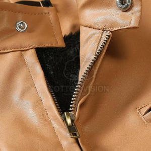 Nouvelle arrivée, veste en cuir de haute qualité pour homme, design tendance, veste en cuir personnalisée pour homme, hiver - Product Image 2