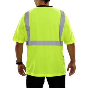 เสื้อยืดแขนสั้นสะท้อนแสงสำหรับทำงานเสื้อทีเชิ้ต - Product Image 4
