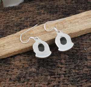 Pendientes de Prehnita Natural, Plata de Ley 925, Pendientes de Piedra Preciosa, Joyería de Prehnita Genuina, Fabricante Mayorista - Product Image 6
