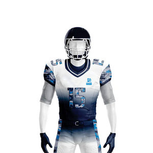 Uniforme de Fútbol Americano Estampado al por Mayor, Ropa de Equipo Personalizada, Servicio OEM con Nombre y Número Personalizados, Transpirable y Ligero - Product Image 4