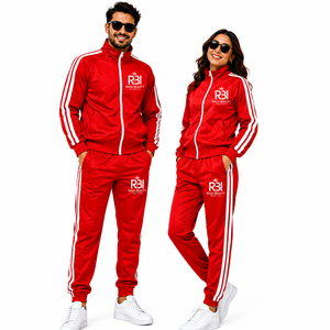 Survêtement de sport pour homme, coupe ajustée, en polyester tissé respirant, pour la course à pied, la salle de sport, service OEM personnalisé - Product Image 5