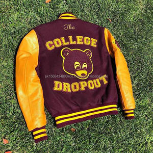 Vestes de Baseball Personnalisées de Haute Qualité pour Hommes, Broderie en Chenille, Veste Universitaire, Remplissage en Fibre de Polyester, Coupe-Vent d'Hiver - Product Image 6