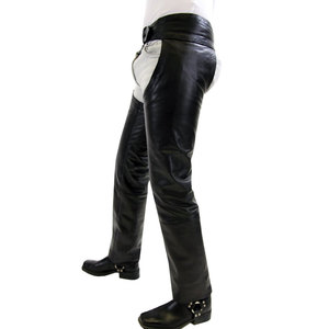 Guêtres d'équitation en cuir de vachette de qualité pour hommes, équipement de western, structure en cuir durable, design classique ranch, personnalisable - Product Image 2