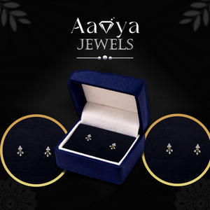 ต่างหูเพชรเพาะเลี้ยงสมัยใหม่ ทองคำแท้ 14K สำหรับผู้หญิง ได้รับการรับรอง หรูหรา เหมาะสำหรับงานแต่งงาน เครื่องประดับชั้นดี - Product Image 5