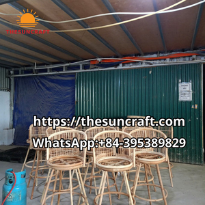 Taburetes de Bar de altura de mostrador modernos con silla de Isla de café y cocina de barra de hogar de ratán hecha en Vietnam - Product Image 6