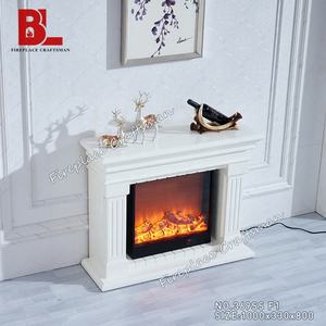 Chimenea Eléctrica Moderna Independiente de Madera con Repisa, Chimenea de Propano con LED <span class=keywords><strong>para</strong></span> <span class=keywords><strong>Sala</strong></span> de Estar, Decorativa - Product Image 5