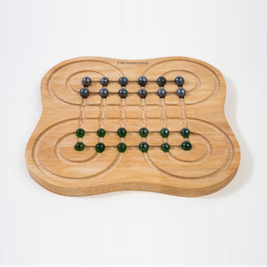 Juego de mesa Surakarta de madera hecho a mano con canicas y folleto de reglas, juego de estrategia clásico para el disfrute de la familia y los amigos. - Product Image 2
