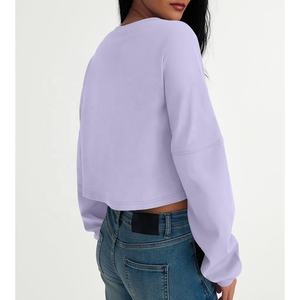 2025 été femme confortable et respirant décontracté à manches courtes plaine haut court coton femmes t-shirts personnalisé t-shirt - Product Image 2