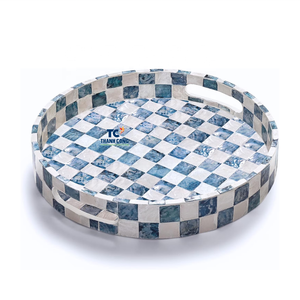 Plateau en nacre pour présentation sur comptoir, qualité supérieure, pour usage commercial - Product Image 1