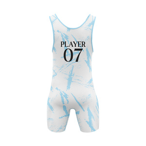 Custom Unisex MMA Wrestling Singlet Heat Transfer Printed 100% Polyester Quick Dry <b>Adjustable</b> <b>Strap</b> Scoop Neck Customizable Logo - Product Image 5
