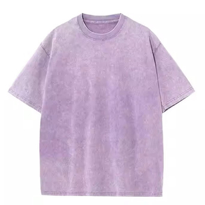 Camisetas de Hombre Tejidas Personalizables con Lavado Ácido y Vintage, 100% Algodón, Transpirables, de Secado Rápido, Alta Calidad y Elegantes - Product Image 2