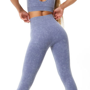 Leggings deportivos de fitness para mujer, de cintura alta, sin costuras, para yoga, con efecto fruncido en glúteos, transpirables, push-up, pantalones deportivos, mallas de gimnasio para mujer - Product Image 5